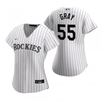 Women's Colorado Rockies Jon Gray Nike White 2020 Replica Home Jersey