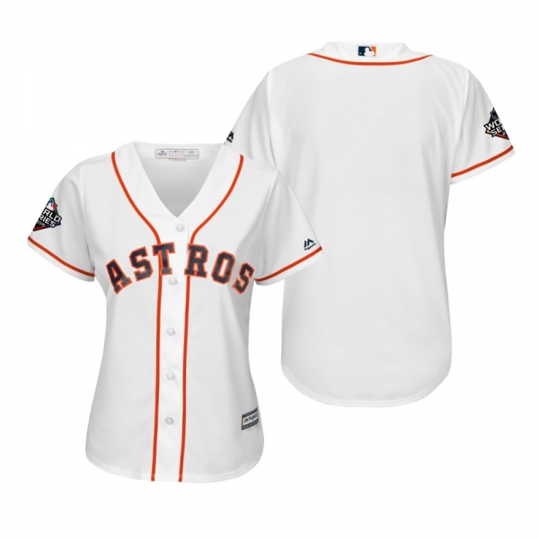 Women's Houston Astros White 2019 World Series Cool Base Jersey