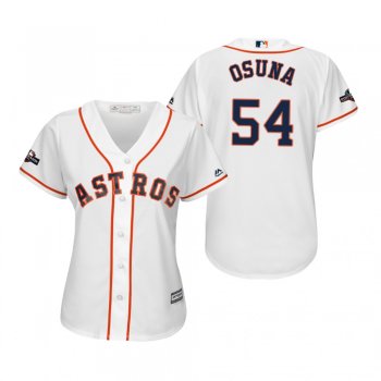 Women's Roberto Osuna Houston Astros White 2019 Postseason Cool Base Jersey