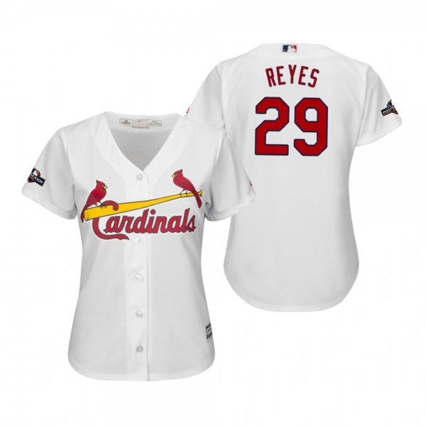 Women's Alex Reyes St. Louis Cardinals White 2019 Postseason Cool Base Jersey