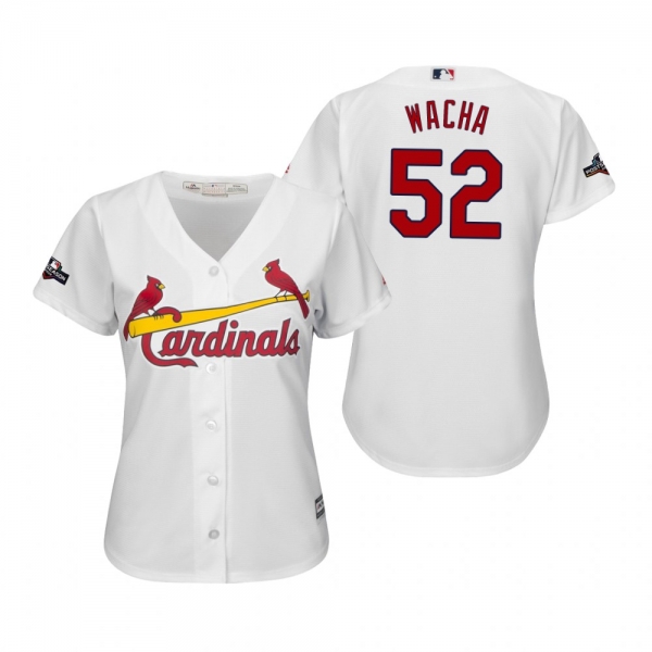 Women's Michael Wacha St. Louis Cardinals White 2019 Postseason Cool Base Jersey