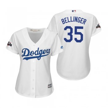 Women's Cody Bellinger Los Angeles Dodgers White 2019 Postseason Cool Base Jersey