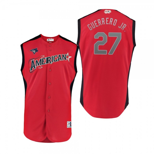 Youth American League Blue Jays Vladimir Guerrero Jr. Red 2019 MLB All-Star Game Jersey