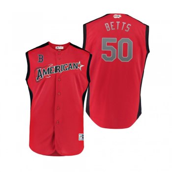 Youth American League Red Sox Mookie Betts Red 2019 MLB All-Star Game Jersey