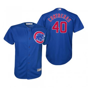 Willson Contreras Chicago Cubs Royal Cool Base Alternate Jersey