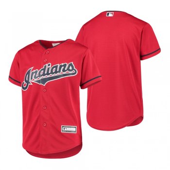 Cleveland Indians Red Cool Base Replica Team Jersey