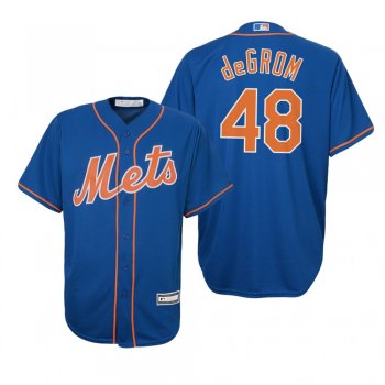 Jacob deGrom New York Mets Royal Cool Base Alternate Jersey