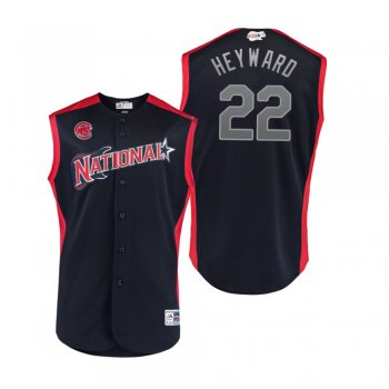 Youth National League Cubs Jason Heyward Navy 2019 MLB All-Star Game Jersey