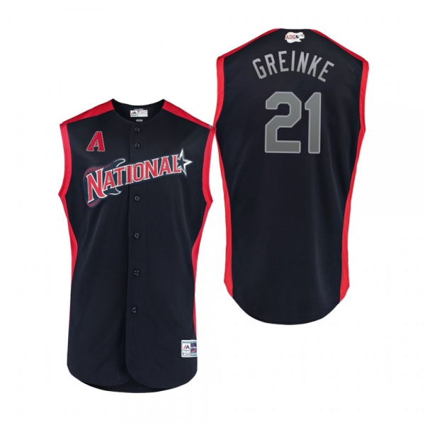 Youth National League Diamondbacks Zack Greinke Navy 2019 MLB All-Star Game Jersey