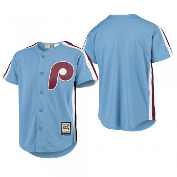 Philadelphia Phillies Light Blue Cooperstown Collection Cool Base Jersey