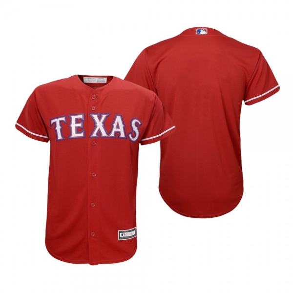 Texas Rangers Scarlet Cool Base Replica Team Jersey