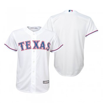 Texas Rangers White Cool Base Replica Team Jersey