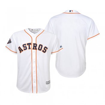 Youth Houston Astros White 2019 World Series Cool Base Jersey