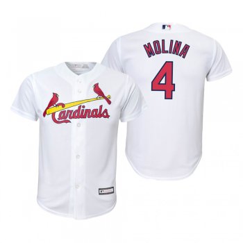 Yadier Molina St. Louis Cardinals White Cool Base Jersey