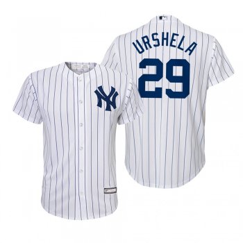 Youth Gio Urshela New York Yankees White Cool Base Official Jersey