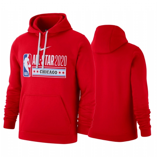 2020 NBA All-Star Game T-shirt Club Fleece All Star # Red