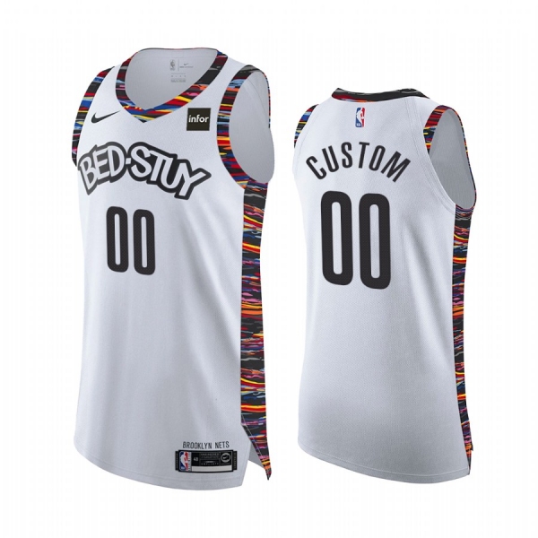 Brooklyn Nets Custom 2019-20 Authentic City Edition Jersey