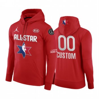 2020 NBA All-Star Game Hoodie Western Conference All Star Custom #00 Red