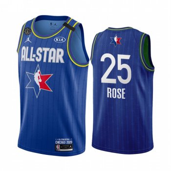 2020 NBA All-Star Game Jersey Eastern Conference Detroit Pistons Derrick Rose #25 Blue