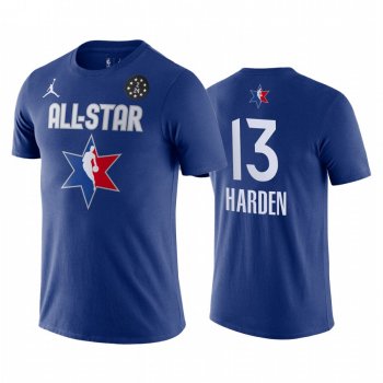 Houston Rockets James Harden 2020 NBA All-Star Game Western Conference Blue T-Shirt