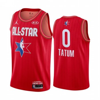 2020 NBA All-Star Game Jersey Reserves Boston Celtics Jayson Tatum #0 Red