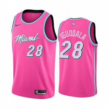 Andre Iguodala Miami Heat 2019-20 Pink Earned #28 Jersey