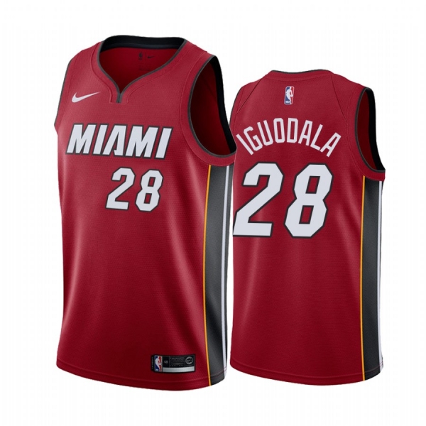 Andre Iguodala Miami Heat 2019-20 Red Statement #28 Jersey