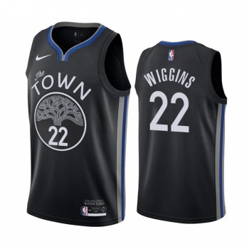 Andrew Wiggins Golden State Warriors 2019-20 Black City #22 Jersey