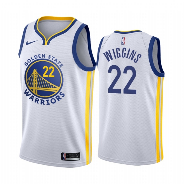 Andrew Wiggins Golden State Warriors 2019-20 White Association #22 Jersey