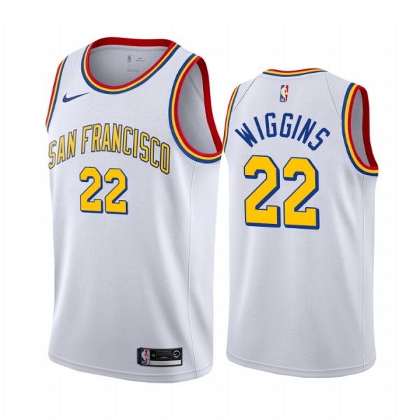 Andrew Wiggins Golden State Warriors 2019-20 White Classic #22 Jersey