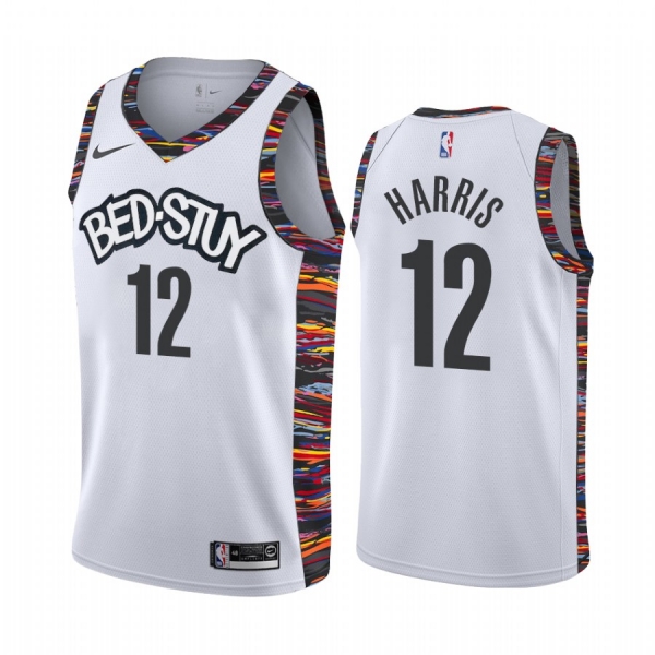 Brooklyn Nets Joe Harris White 2019-20 City Jersey