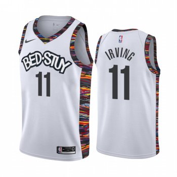 Brooklyn Nets Kyrie Irving White 2019-20 City Jersey