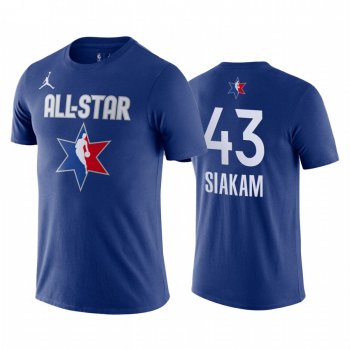 Toronto Raptors Pascal Siakam 2020 NBA All-Star Game Eastern Conference Blue T-Shirt