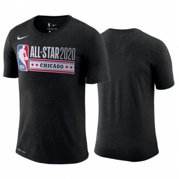 2020 NBA All-Star Game Primary Logo Black T-shirt