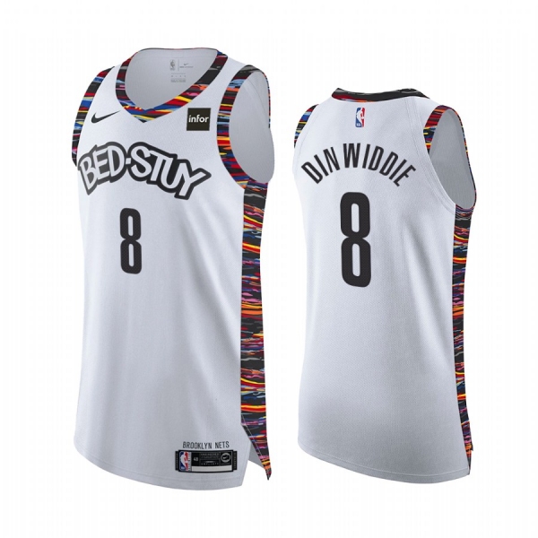 Brooklyn Nets Spencer Dinwiddie 2019-20 Authentic City Edition Jersey