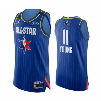 2020 NBA All-Star Game Jersey Authentic Atlanta Hawks Trae Young #11 Blue