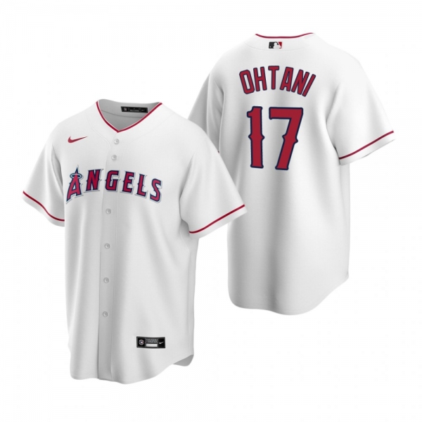 Men's Los Angeles Angels Shohei Ohtani Nike White Replica Home Jersey