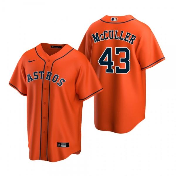 Men's Houston Astros Lance McCullers Nike Orange Replica Alternate Jersey