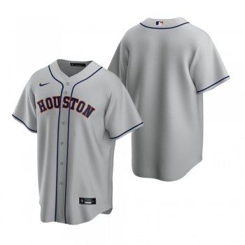 Men's Houston Astros Nike Gray Replica Road Jersey