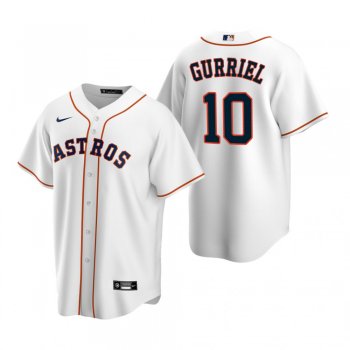 Men's Houston Astros Yuli Gurriel Nike White Replica Home Jersey