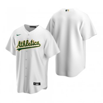 Men's Oakland Athletics Nike White Replica Home Jersey