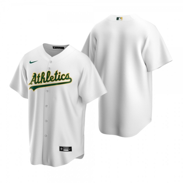 Men's Oakland Athletics Nike White Replica Home Jersey