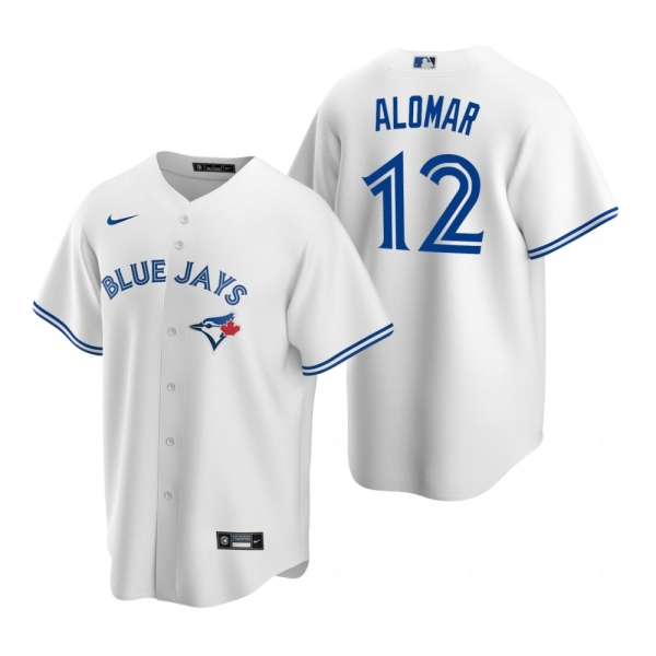 Men's Toronto Blue Jays Roberto Alomar Nike White Replica Home Jersey