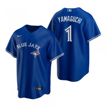 Men's Toronto Blue Jays Shun Yamaguchi Nike Royal Replica Alternate Jersey