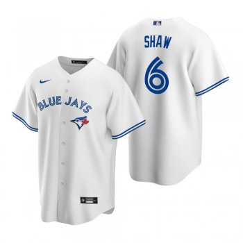 Men's Toronto Blue Jays Travis Shaw Nike White Replica Home Jersey