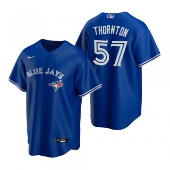 Men's Toronto Blue Jays Trent Thornton Nike Royal Replica Alternate Jersey