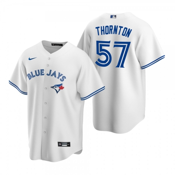 Men's Toronto Blue Jays Trent Thornton Nike White Replica Home Jersey