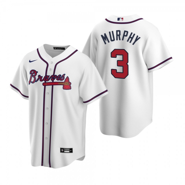 Men's Atlanta Braves Dale Murphy Nike White 2020 Replica Home Jersey