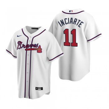 Men's Atlanta Braves Ender Inciarte Nike White 2020 Replica Home Jersey