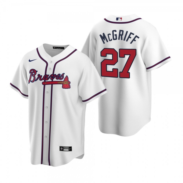 Men's Atlanta Braves Fred McGriff Nike White 2020 Replica Home Jersey